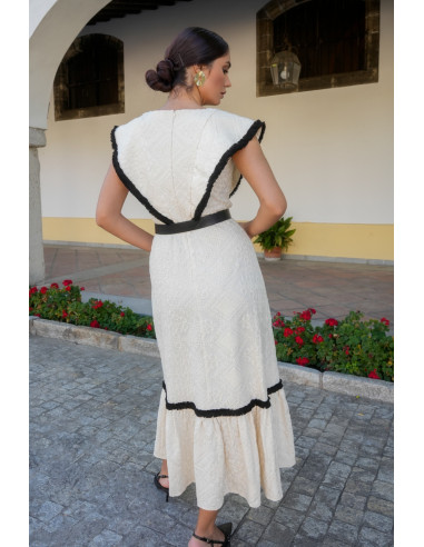 Vestido Lozanía beige