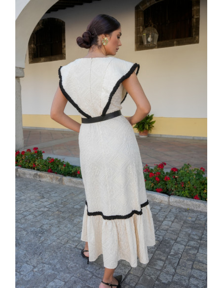 Vestido Lozanía beige