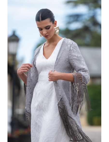 Chaqueta crujía gris
