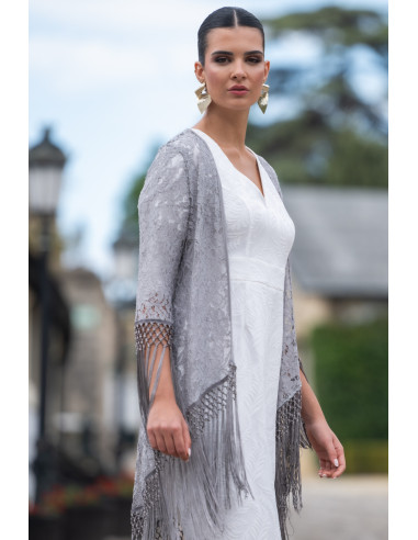 Chaqueta crujía gris