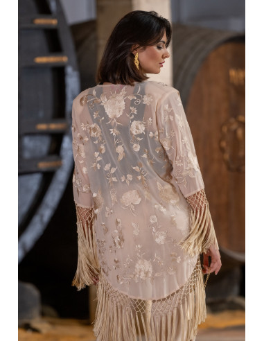 Chaqueta amorosa beige