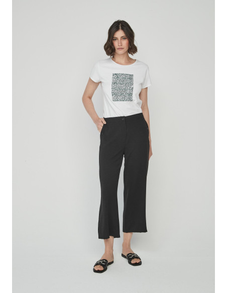Pantalón liso gomas