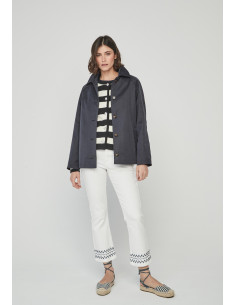 Gabardina trench corta 2