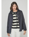 Gabardina trench corta