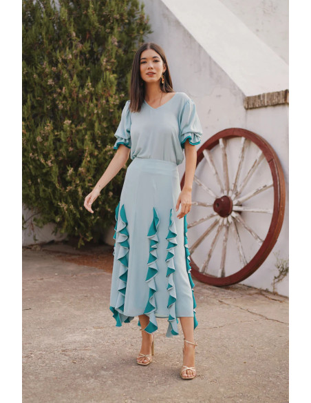 Blusa volante