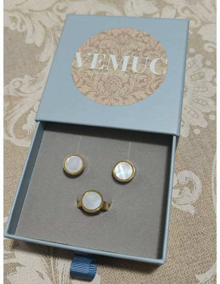 Pendientes y anillo cir