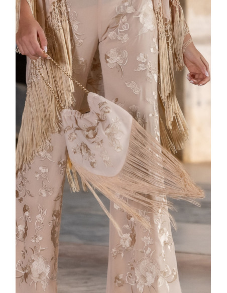 Bolso amoroso beige